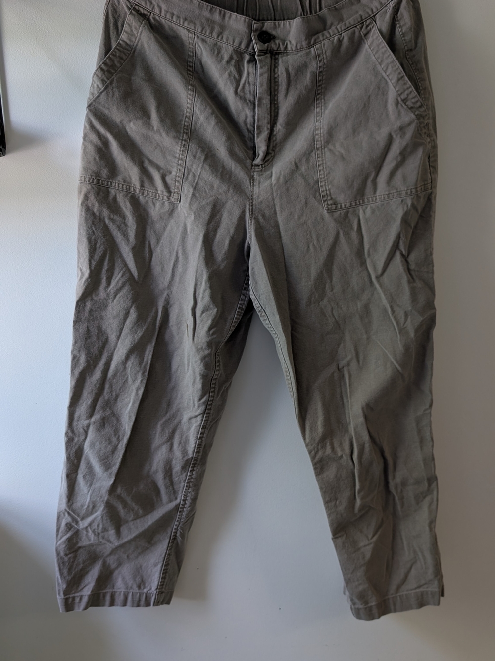 Roots Cotton Casual Utility Pants - Gray